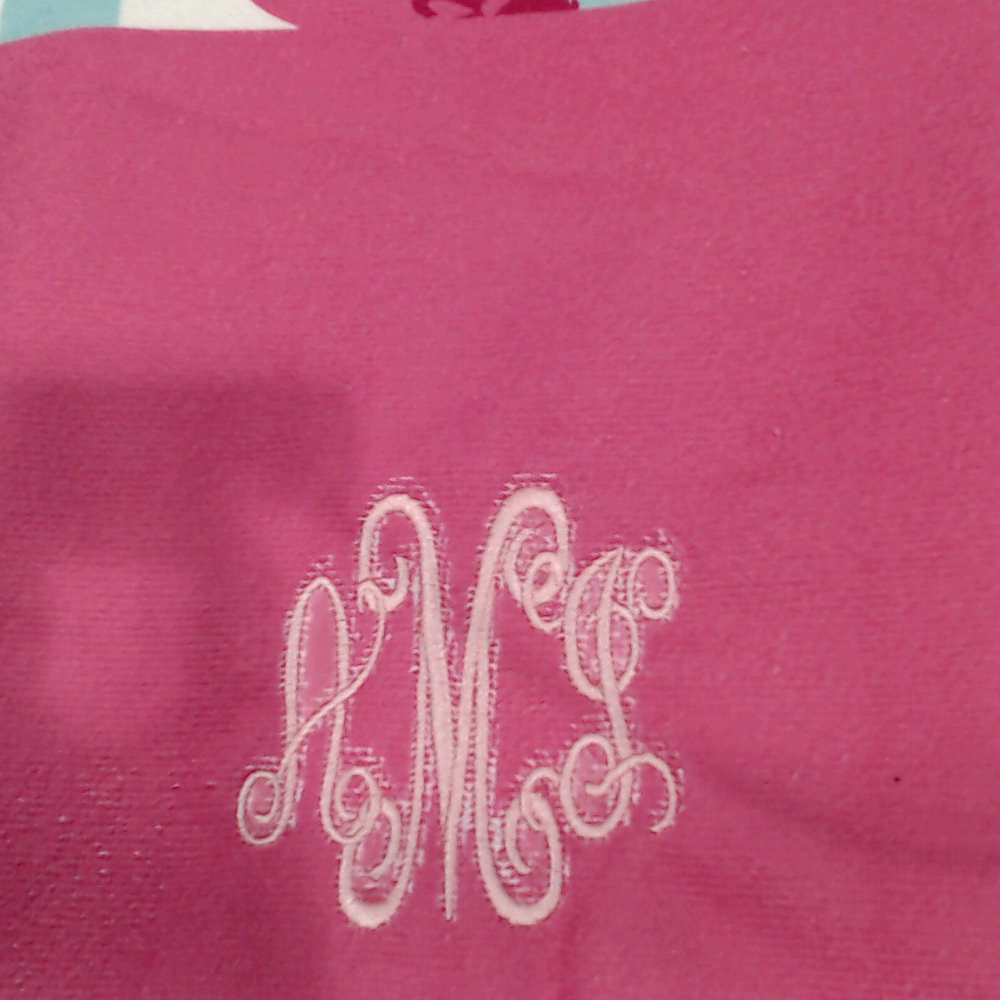 BLOOPER SWIM: Monogrammed Beach Towel