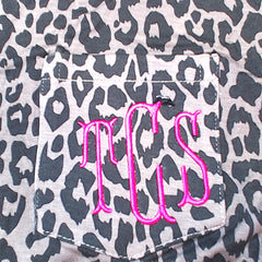 BLOOPER CLOTHING: Monogrammed Pajama Shirt