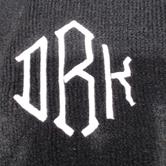 BLOOPER CLOTHING: Monogrammed Poncho Cardigan