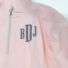 BLOOPER CLOTHING: Monogrammed Windbreaker Pullover
