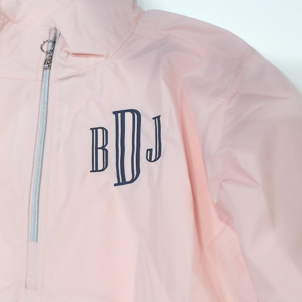 BLOOPER CLOTHING: Monogrammed Windbreaker Pullover