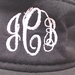 BLOOPER KIDS: Monogrammed Girls Visor