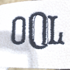BLOOPER SHOES: Monogrammed Double Strap Sandals