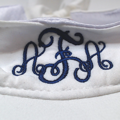 BLOOPER KIDS: Monogrammed Girls Visor