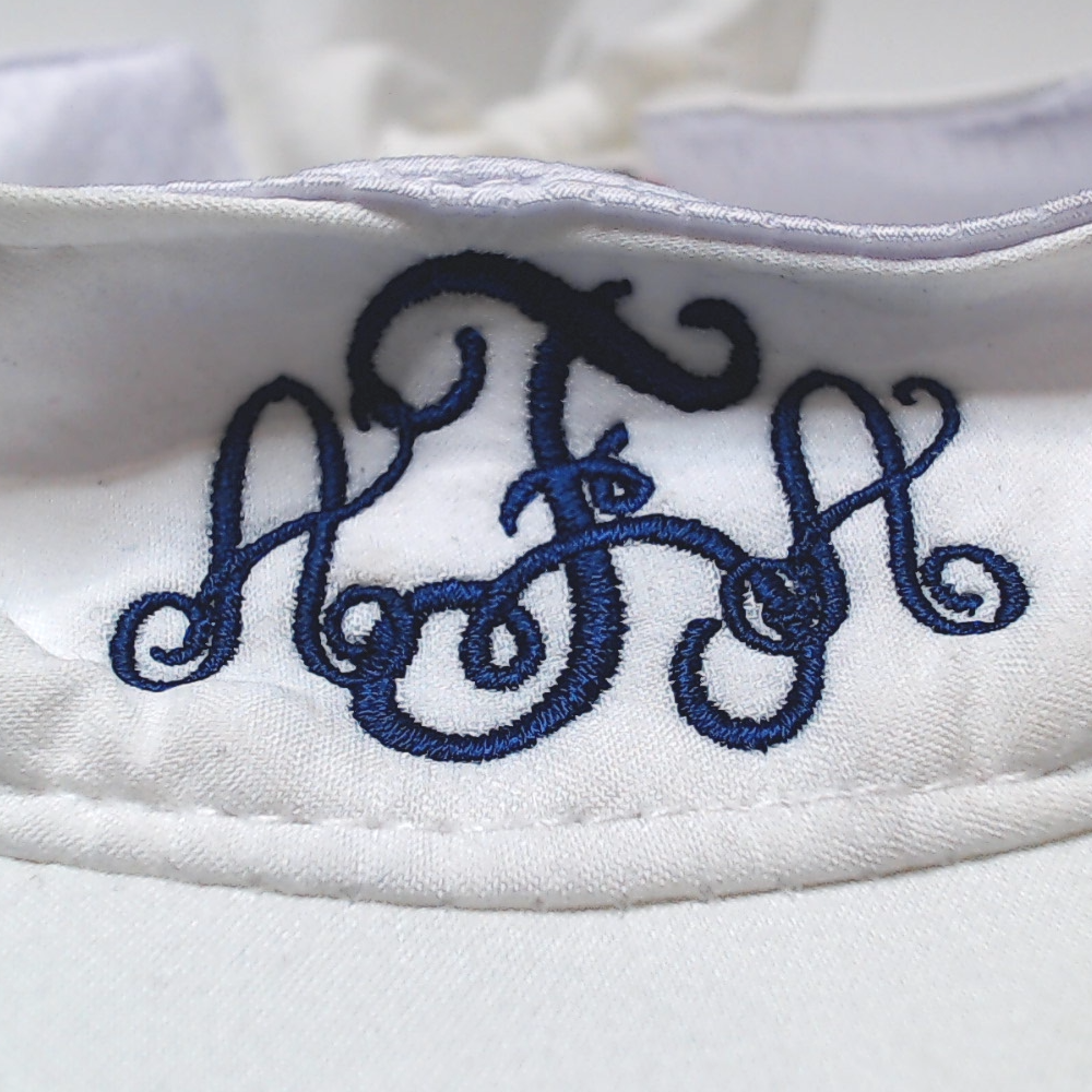 BLOOPER KIDS: Monogrammed Girls Visor
