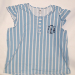 BLOOPER CLOTHING: Monogrammed Ruffle Top