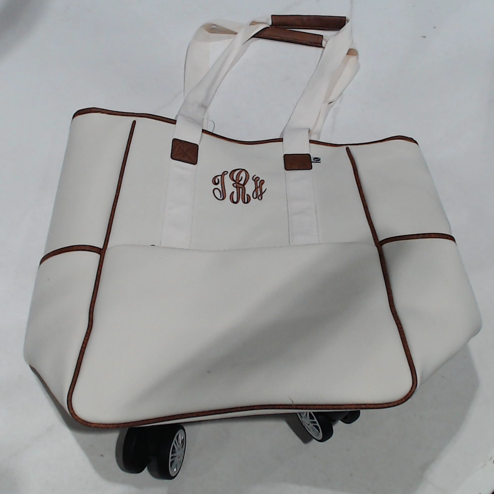 BLOOPER BAG: Monogrammed Rolling Tote