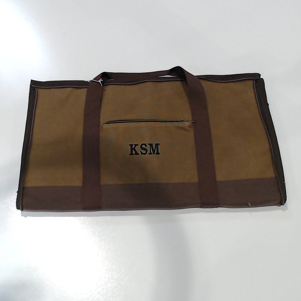 BLOOPER BAG: Personalized Waxed Canvas Convertible Weekend Bag