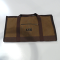 BLOOPER BAG: Personalized Waxed Canvas Convertible Weekend Bag
