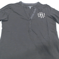 BLOOPER CLOTHING: Monogrammed Henley
