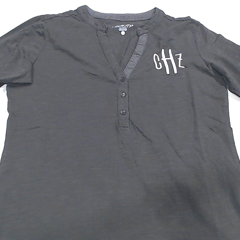 BLOOPER CLOTHING: Monogrammed Henley