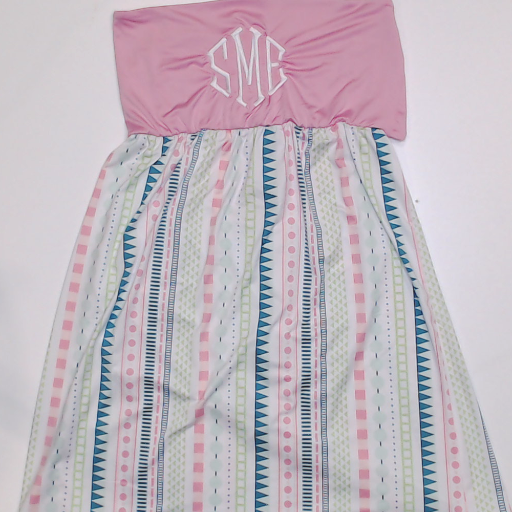 BLOOPER SWIM: Monogrammed Beach Cover Up