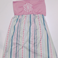 BLOOPER SWIM: Monogrammed Beach Cover Up
