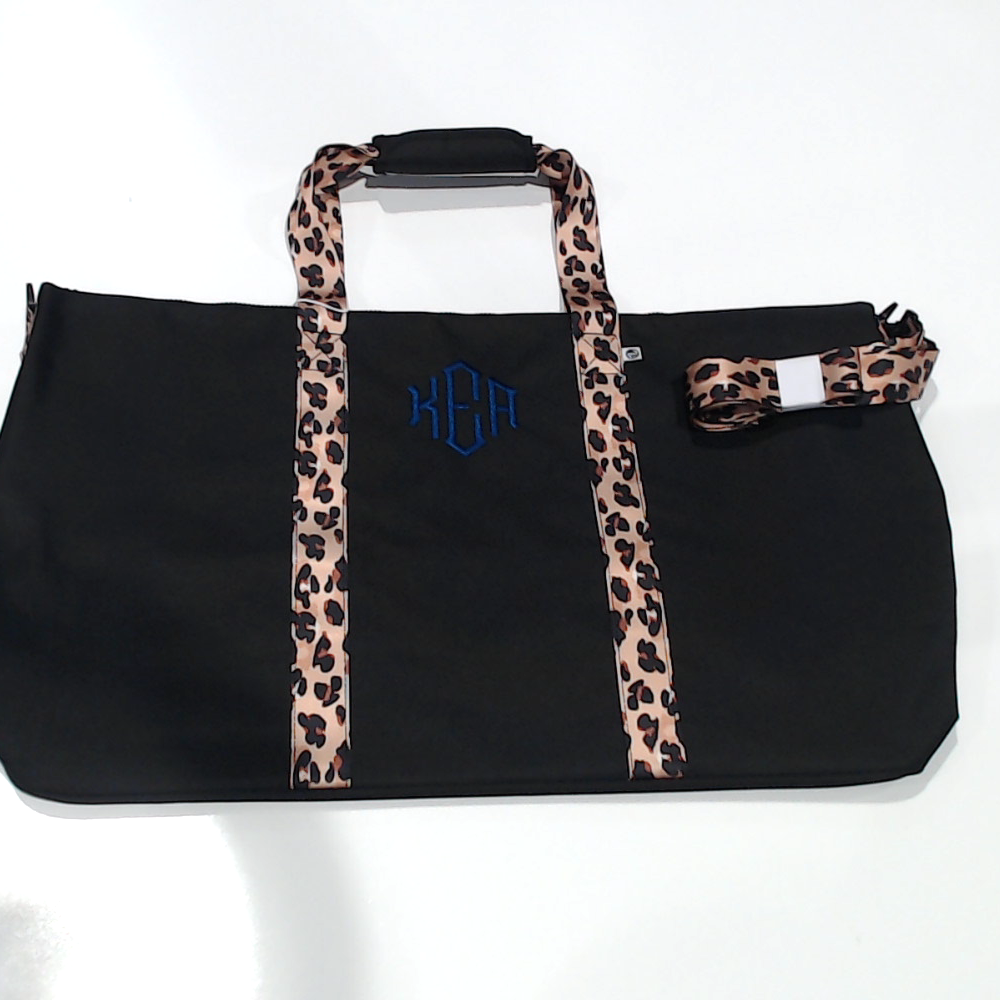 BLOOPER BAG: Monogrammed Weekend Bag