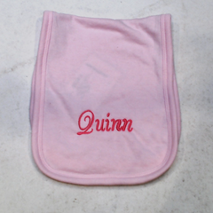 BLOOPER KIDS: Monogrammed Baby Terry Burp Cloth