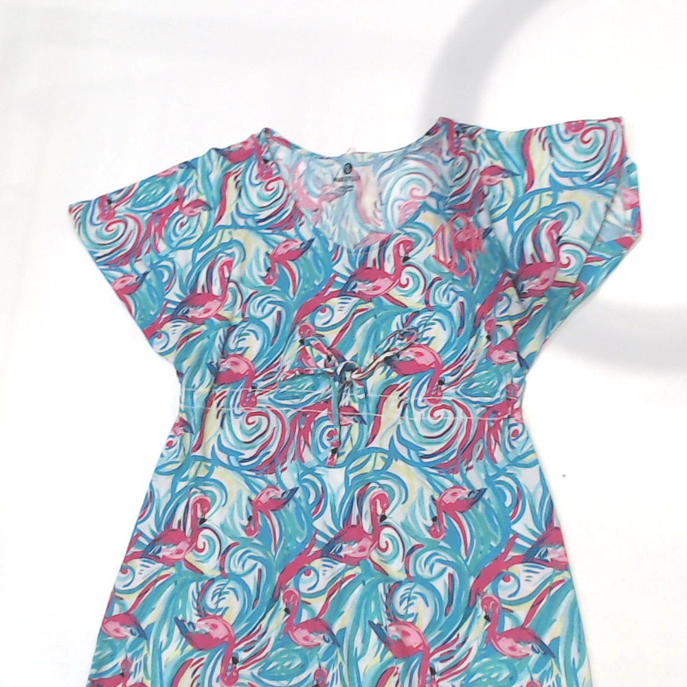 BLOOPER CLOTHING: Monogrammed Cinch Waist Cover Up