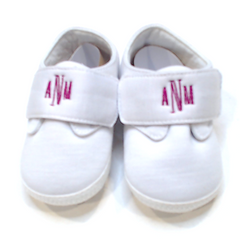 BLOOPER KIDS: Monogrammed Baby Shoes