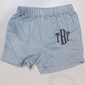 BLOOPER KIDS: Monogrammed Boys Swim Trunks