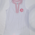 BLOOPER SWIM: Monogrammed Sleeveless Cover Up