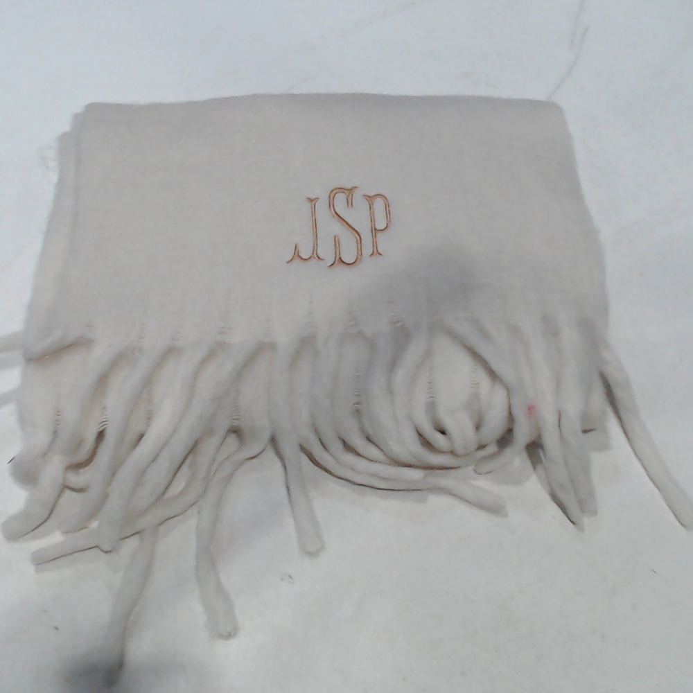 BLOOPER ACCESSORY: Monogrammed Oversized Scarf