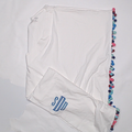 BLOOPER SWIM: Monogrammed Pom Pom Cover Up