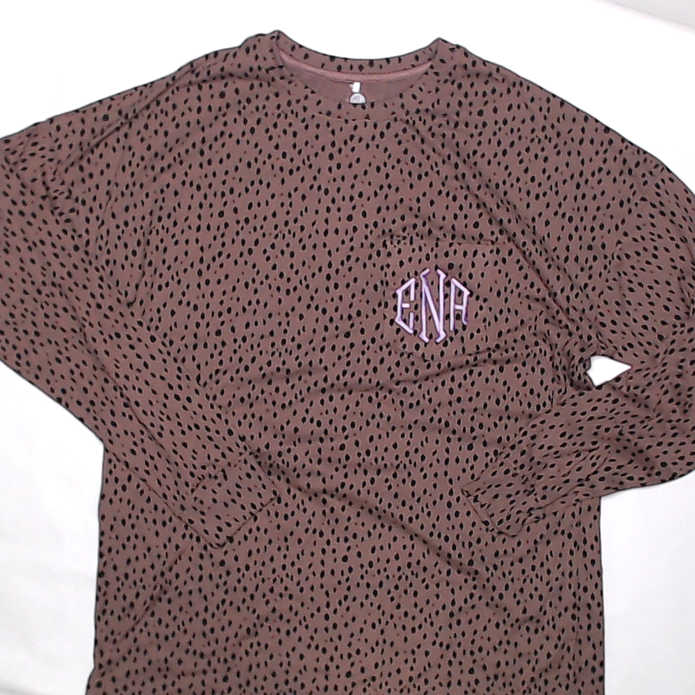 BLOOPER CLOTHING: Monogrammed Long Sleeve Shirt