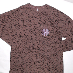 BLOOPER CLOTHING: Monogrammed Long Sleeve Shirt