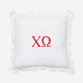 Chi Omega Pillow Sham | Monogrammed Sorority Home Décor