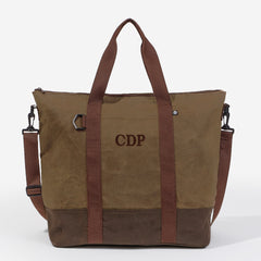 Personalized Waxed Cotton Cooler