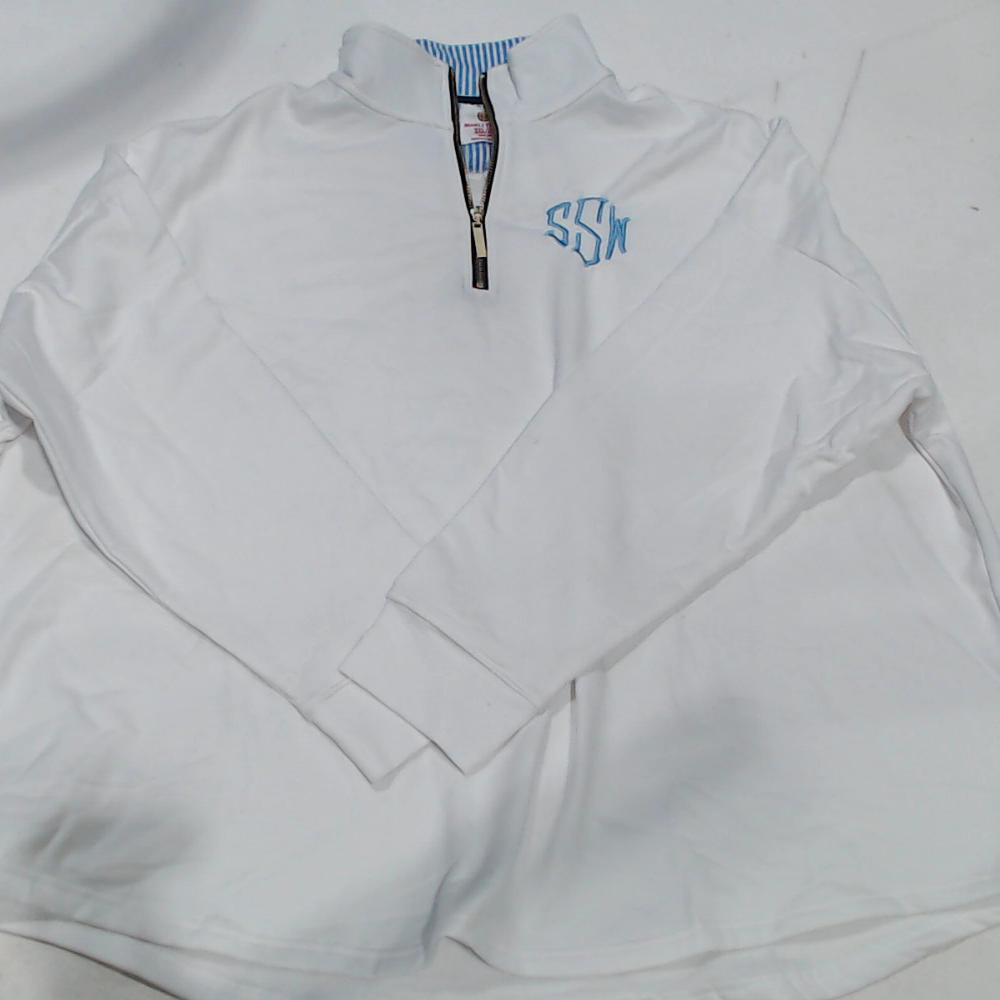 BLOOPER CLOTHING: Monogrammed Quarter Zip Sweatshirt