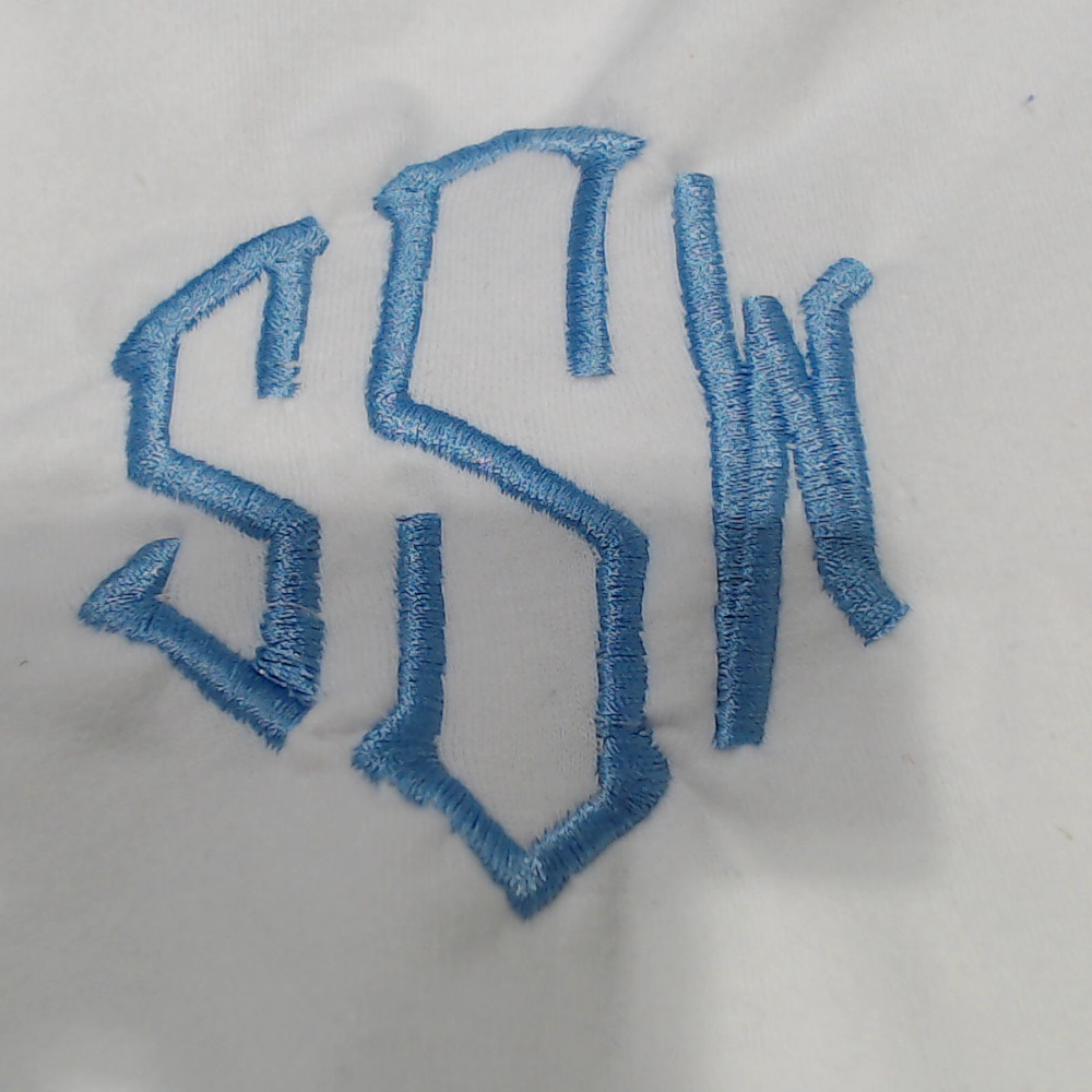 BLOOPER CLOTHING: Monogrammed Quarter Zip Sweatshirt