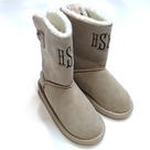 BLOOPER KIDS: Monogrammed Kids Sherpa Tie Booties
