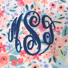 BLOOPER BAG: Monogrammed Weekend Bag