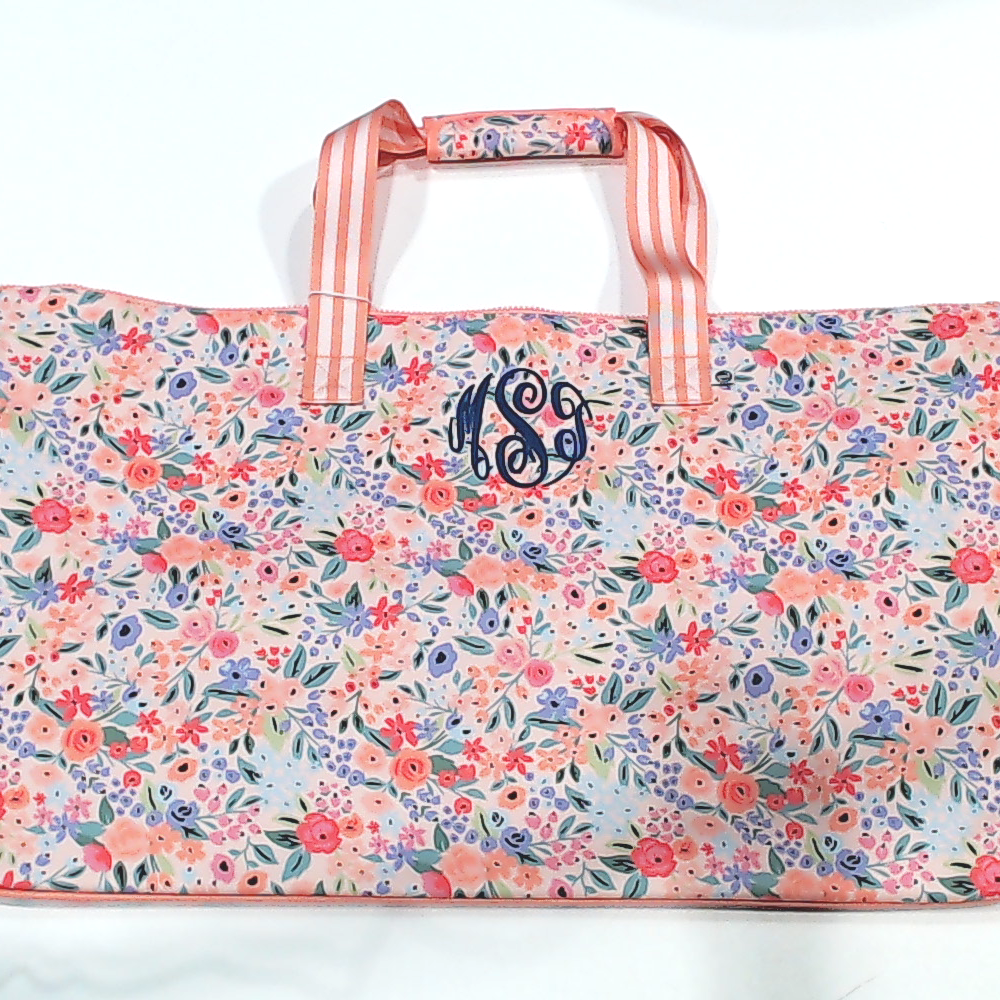 BLOOPER BAG: Monogrammed Weekend Bag