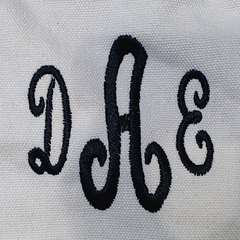 BLOOPER BAG: Monogrammed Canvas Bag