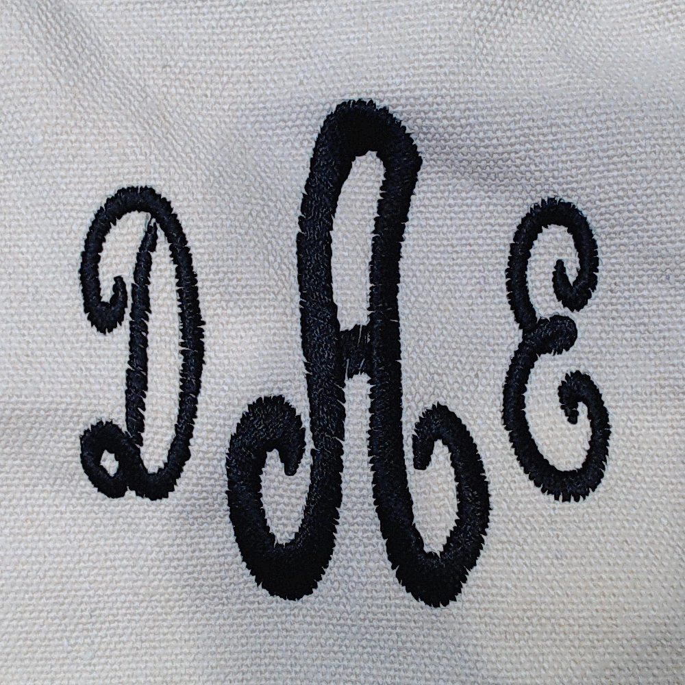 BLOOPER BAG: Monogrammed Canvas Bag