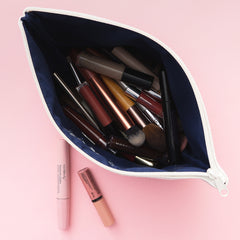 classic canvas cosmetic bag open shot