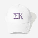 Sigma Kappa Trucker Hat | White
