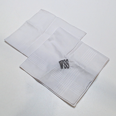 BLOOPER ACCESSORY: Monogrammed Men's Handkerchief Set
