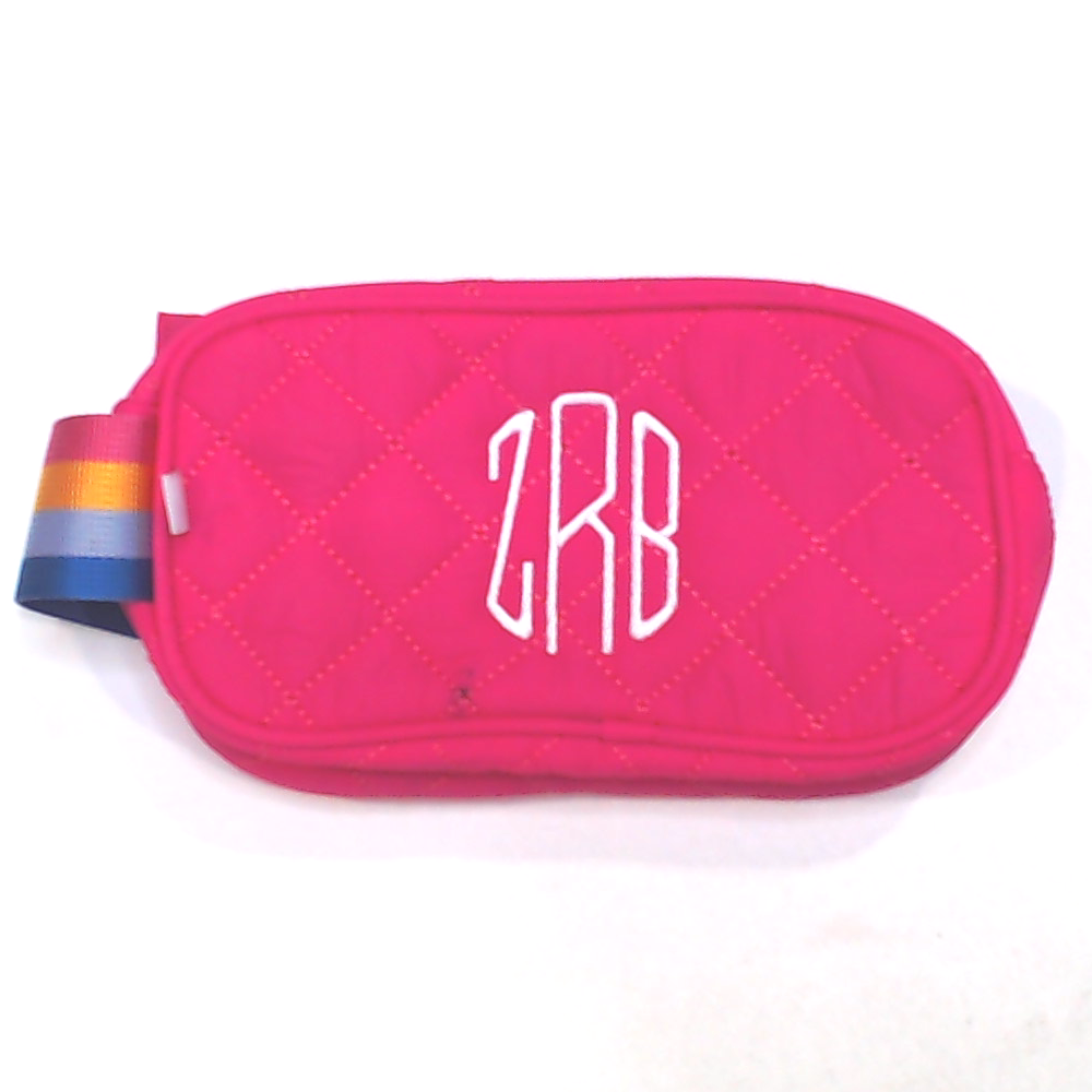 BLOOPER KIDS: Monogrammed Kids Diamond Quilted Cosmetic Case