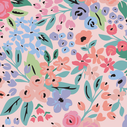 coral floral product  swatch image