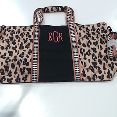 BLOOPER BAG: Monogrammed Weekend Bag