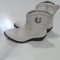 BLOOPER SHOES: Monogrammed Cowboy Boots