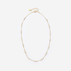 crystal station necklace