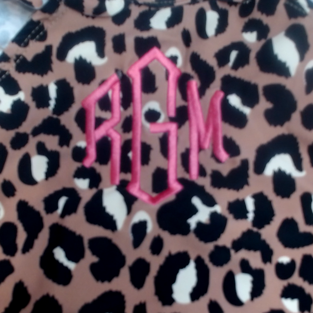 BLOOPER KIDS: Monogrammed Kids Ruffle Tankini