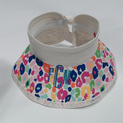 BLOOPER ACCESSORY: Monogrammed Packable Straw Visor
