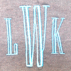 BLOOPER CLOTHING: Monogrammed Basic Tank Top