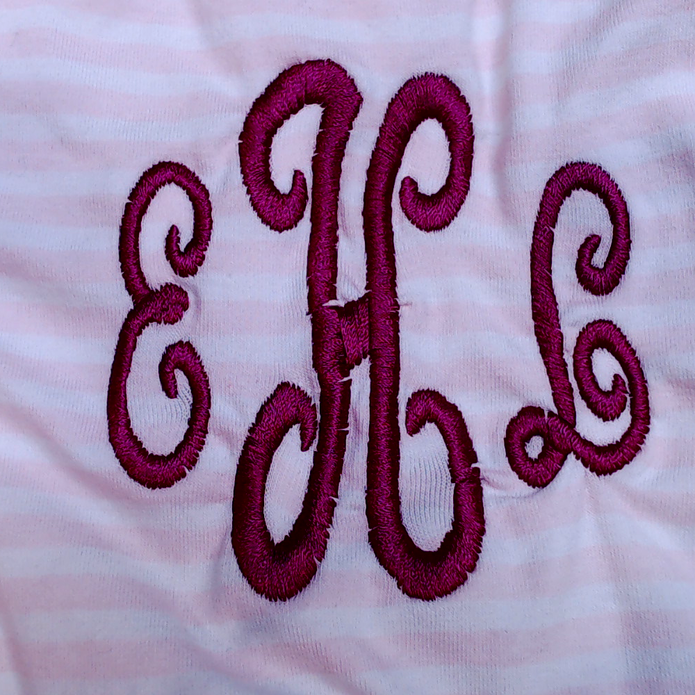 BLOOPER KIDS: Monogrammed Kids Ruffle Dress