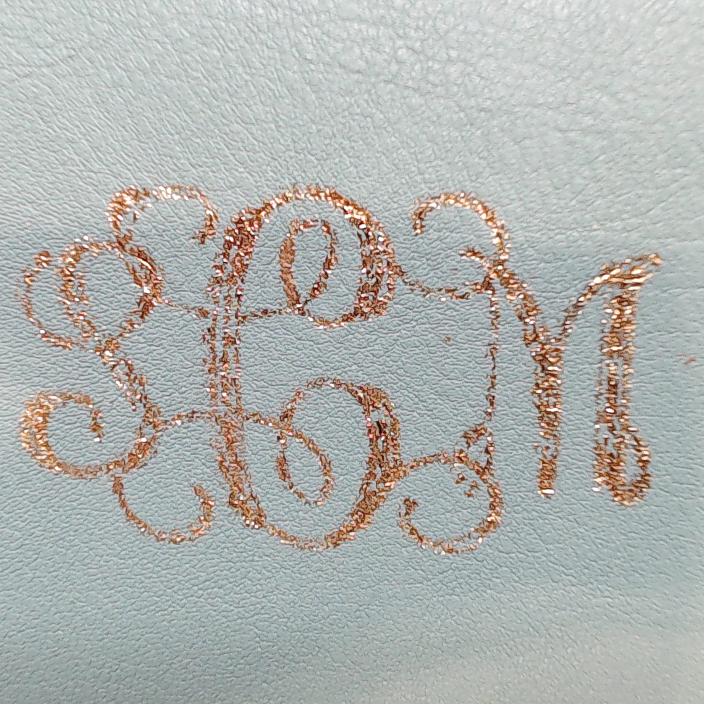 BLOOPER ACCESSORY: Monogrammed Camera Strap