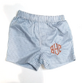 BLOOPER KIDS: Monogrammed Boys Swim Trunks